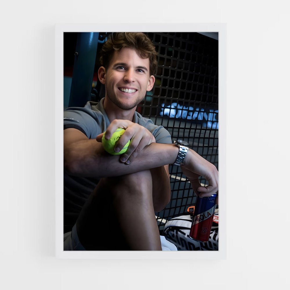 Poster Moment de Concentration – affiche Tennis (vue 3)